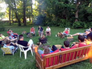 Independence Lodge Sober Living holds frequent campfire meetings to discuss recovery from drug addiction and alcoholism